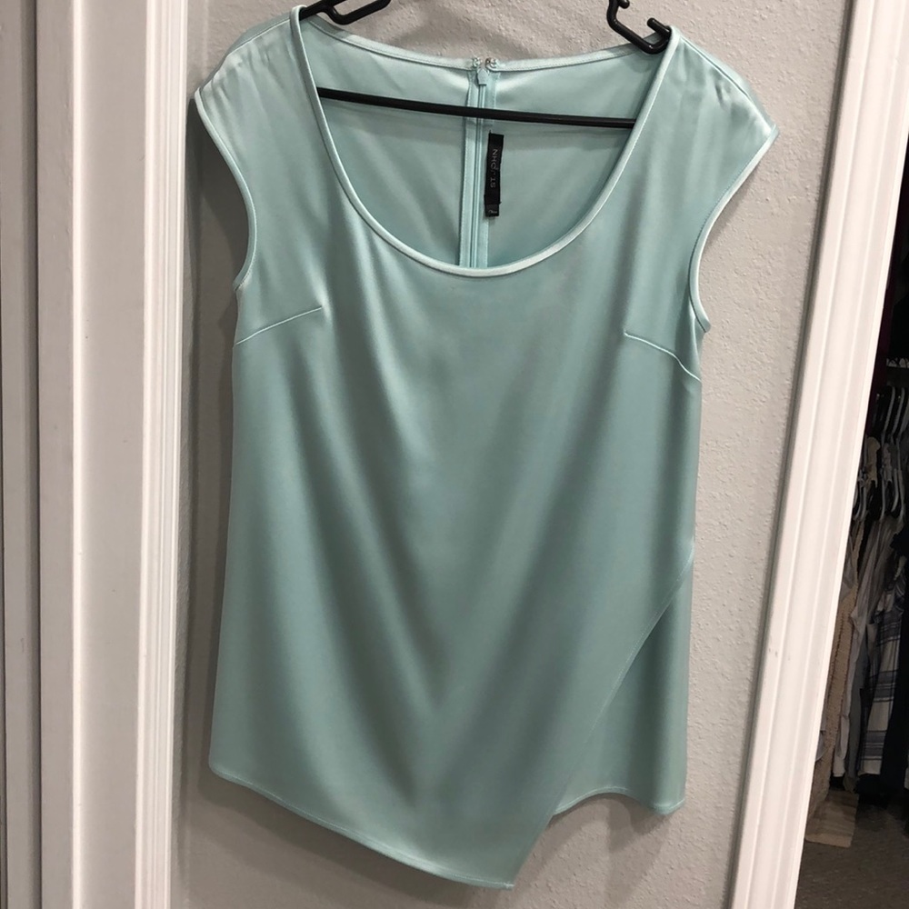 St John turquoise top small